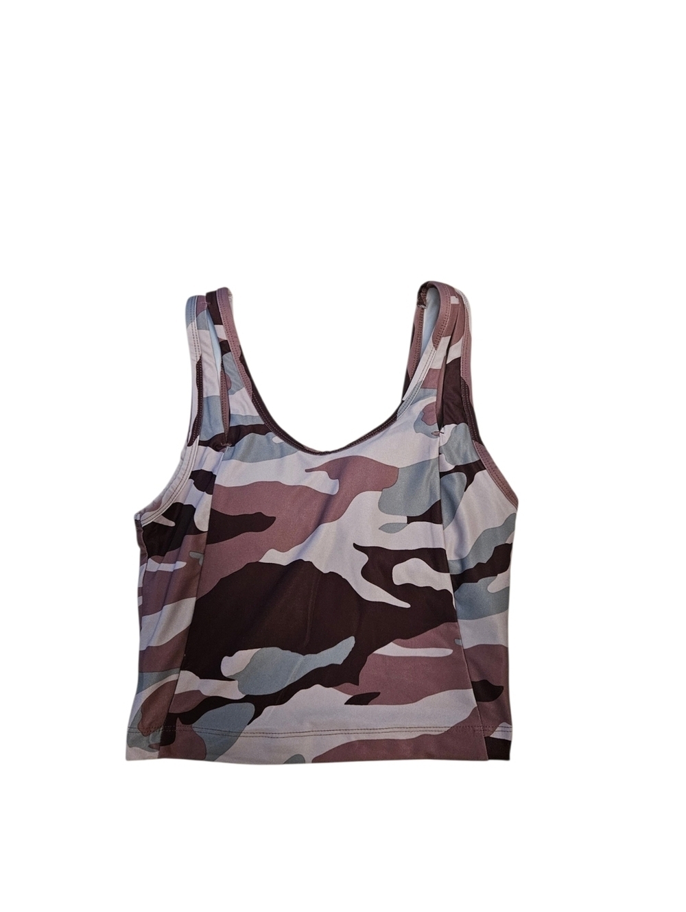 Nine West Active Sports Bra Small Pink Camo NWT Athletic Yoga Gym Stretch ws82